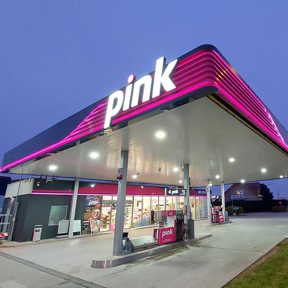 Schwanenstadt ist pink!