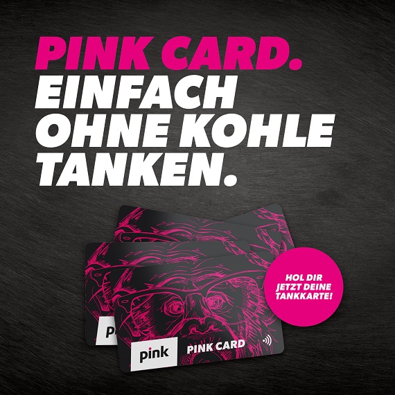 Ab jetzt gibts die pink Card!